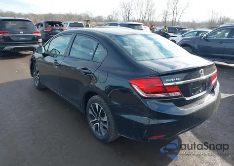 2013 Honda Civic Ex z USA, uszkodzony, nr VIN 19XFB2F8XDE075704
